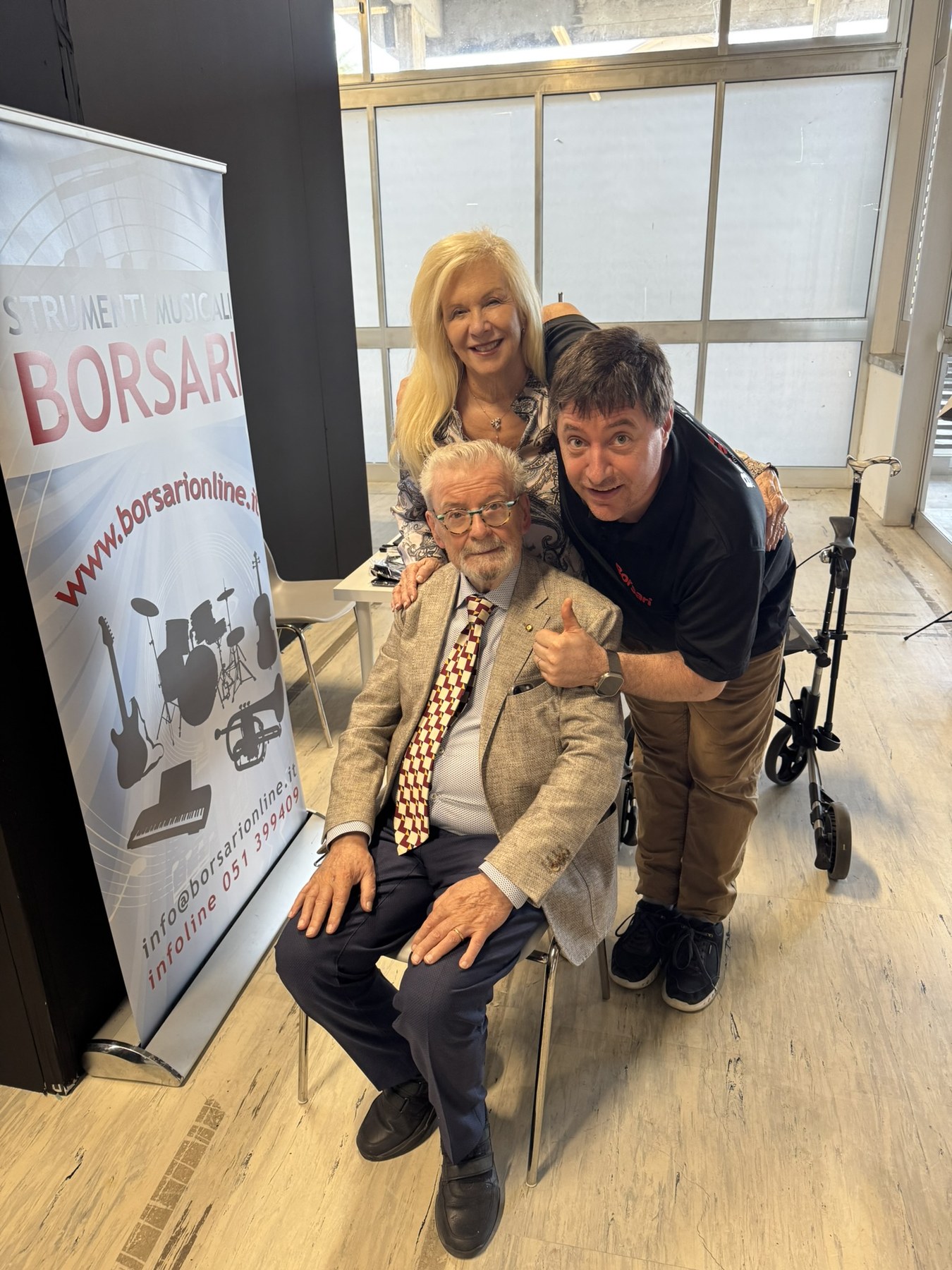 Borsari e musica con James Galway e Jeanny Galway alla Fiera Cremona