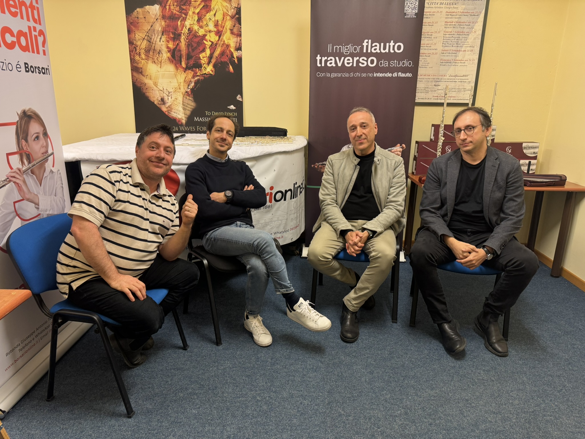 Festival del Flauto di Lucca con Andrea Manco, Walter Menichini, Fabio Pupillo