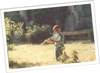 Flautista in erba a 10 anni